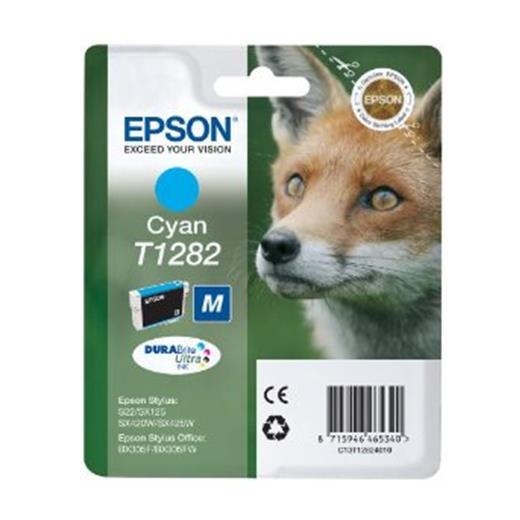Epson Bx305 Sx125-425 Cyan Mavi Mürekkep Kartuş T12824022