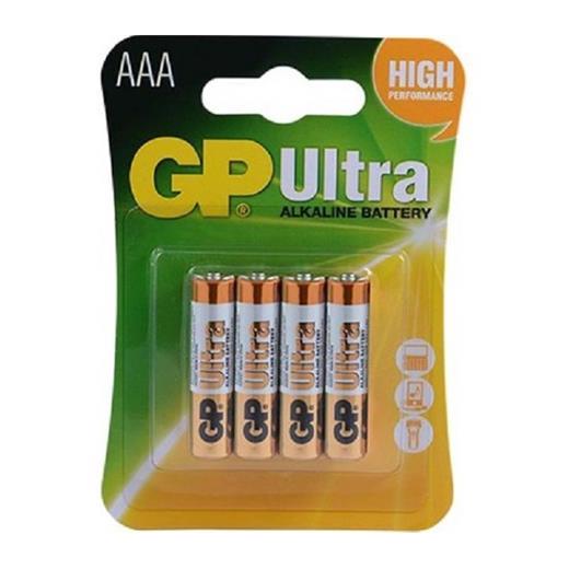Gp Lr03 Ultra Alkalin 4Lü İnce Kalem Pil