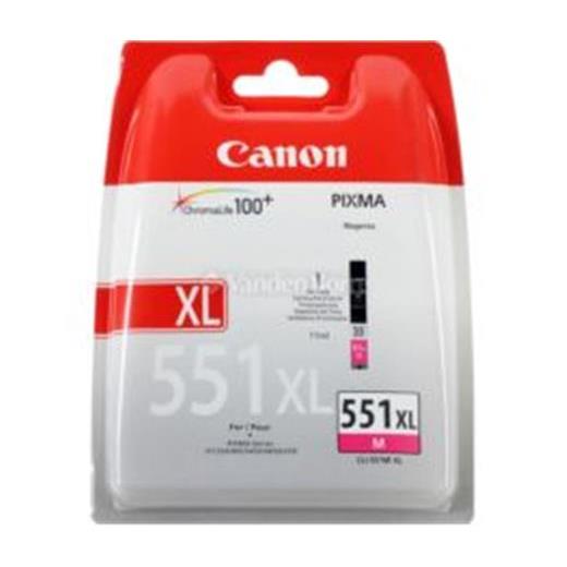 Canon Clı-551Xl M Magenta Kırmızı Yüksek Kapasiteli Mürekkep Kartuş Ip7250 Mx925