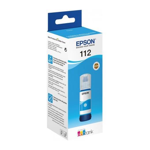 Epson 115 Cyan Mavi Şişe Mürekkep T07D24A L8160-L8180