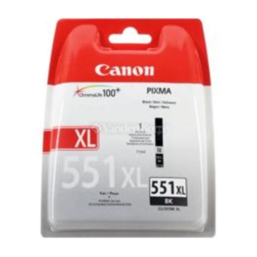 Canon Clı-551Xl Bk Black Siyah Yüksek Kapasiteli Mürekkep Kartuş Ip7250 Mx925