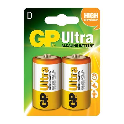 Gp Lr20 Ultra  Büyük Boy Alkalin (2Li) Kalın Pil