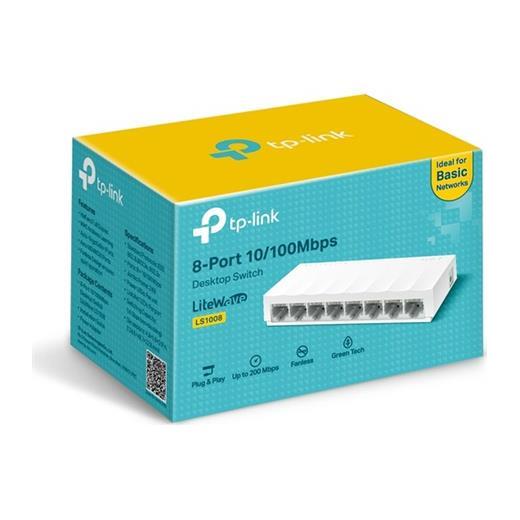 Tp-Link Ls1008 8 Port 10-100 Mbps Switch Plastik Kasa
