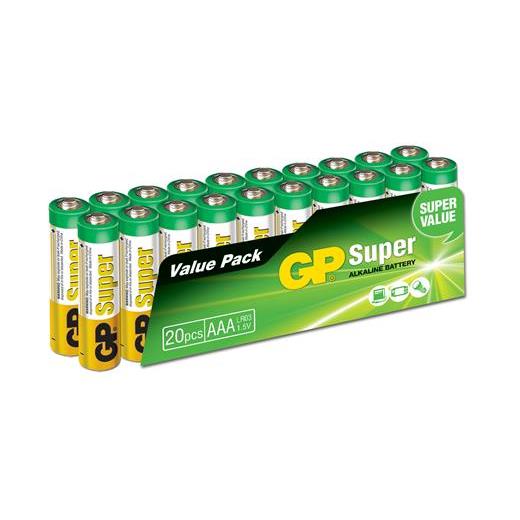 Süper Alkalin Lr03 Aaa Boy İnce Kalem Pil 20Li Paket Gp24A-2Vs20