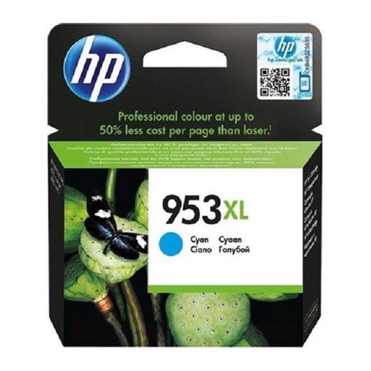 Hp F6U16Ae 953Xl Cam Göbeği Cyan Mürekkep Kartuş 