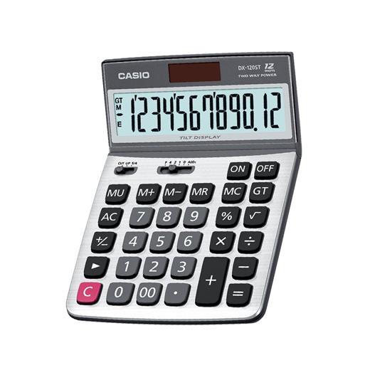 Casio Dx-120St 12 Hane Oynar Başlıklı Masa Üstü Hesap Makinesi