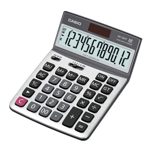 Casio Dx-120St 12 Hane Oynar Başlıklı Masa Üstü Hesap Makinesi