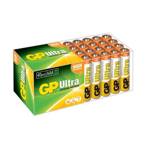 Gp Lr03 Aaa Boy Ultra Alkalin İnce Kalem Pil 40Lı Paket Gp24Aut-2B40
