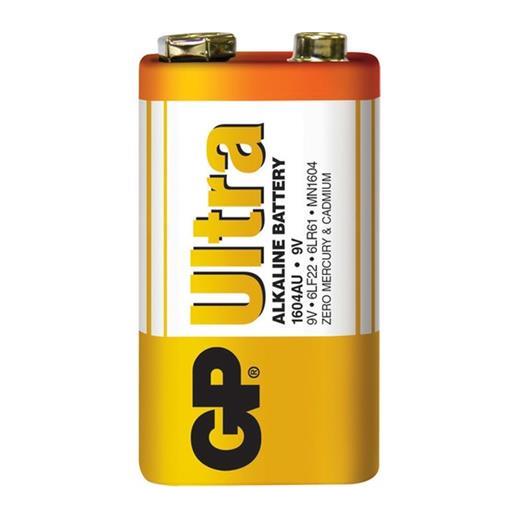 Gp 9V Ultra Alkalin Tekli Blisterli Pil