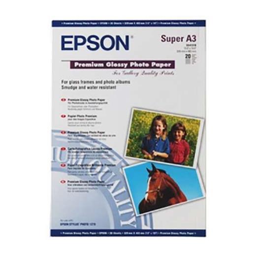 Epson A3+ 250Gram 20Li Premium Glossy Fotoğraf Kağıdı S041316