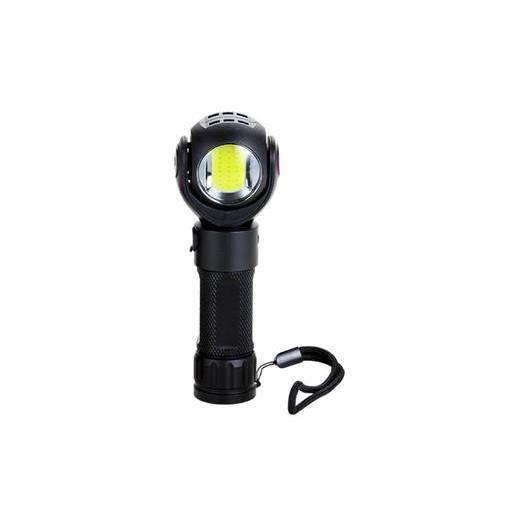 S-Link Sl-F860 3W Cob+3W Led Pilli Dönebilen Çift Başlıklı Manyatik Tutuculu El Feneri