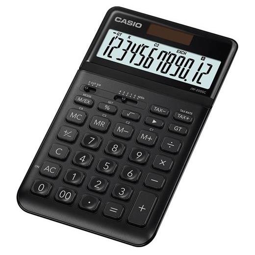 Casio Jw-200Sc-Bk 12 Hane Siyah Masa Üstü Hesap Makinesi