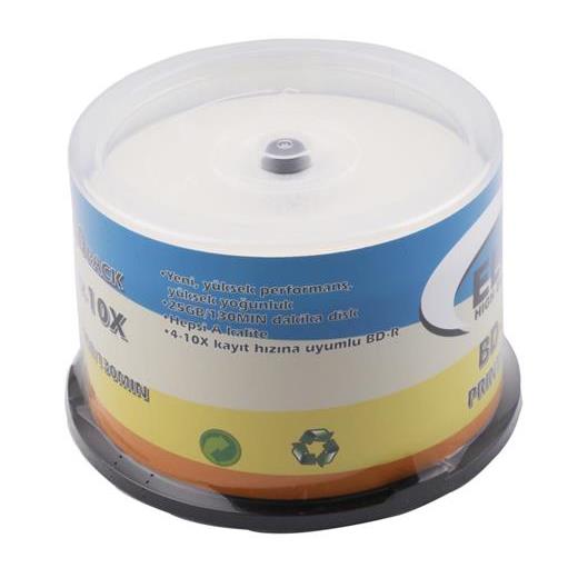 Elba Blu-Ray Bd-R 10X 25Gb 50Li Cake Box Prıntable