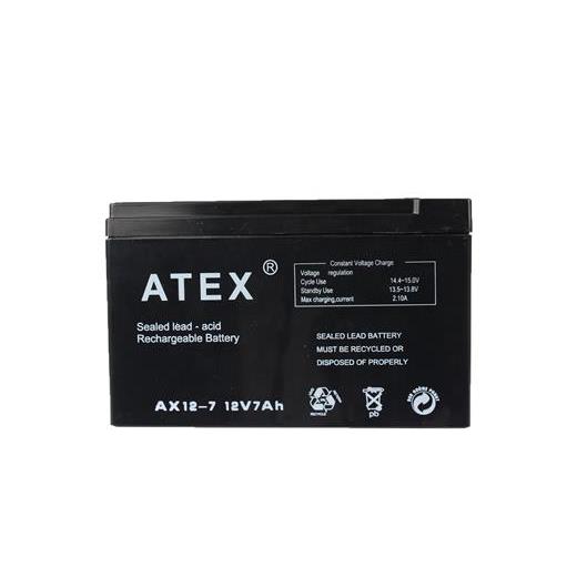 Atex Ax-12V 7Ah Bakımsız Kuru Akü