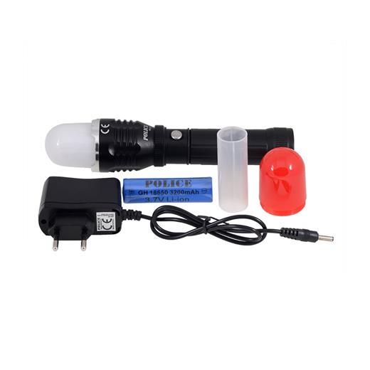 Polıce Ps-22 Cree Led + Zoom + Magnet Şarjlı El Feneri