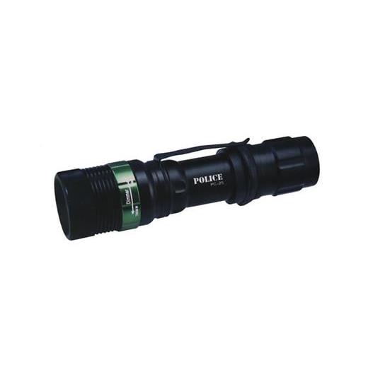 Polıce Pc-25 Cree Led + Zoom El Feneri ( 3 Tane İnce Kalem Pille Çalışır)