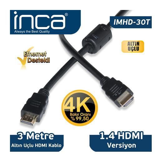 Inca Imhd-30T 3Mt Hdmı-M-Hdmı-M Kablo