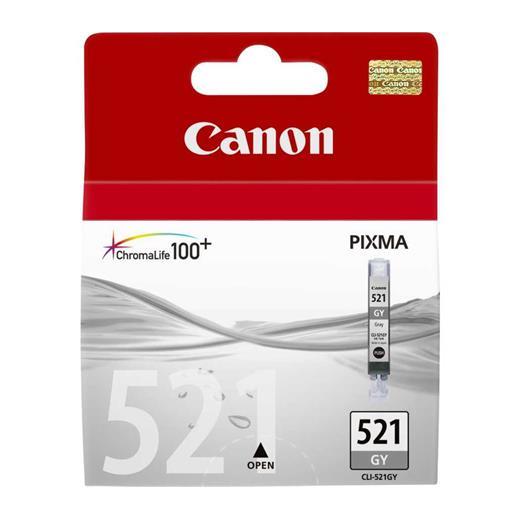 Canon Clı-521Gy Grey Gri Mürekkep Kartuş Mp260-540-550-620