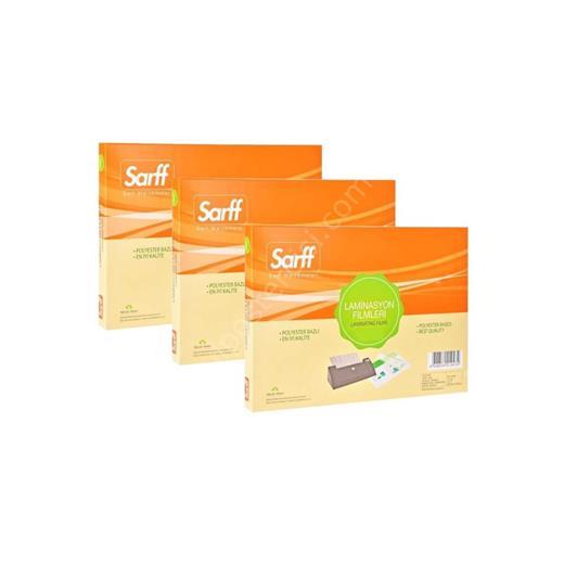 Sarff 125 Micron Bnc(85X115) Parlak Laminasyon Filmi Şeffaf 100 Adet