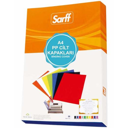 Sarff 450 Micron A4 Opak Beyaz Pp Kapak 50 Li Paket