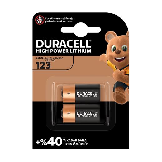 Duracell Ultra Lityum Cr123A 2Li
