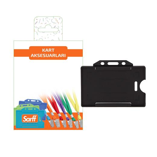 Sarff Siyah Kart Koruyucu Blister - 10Adet
