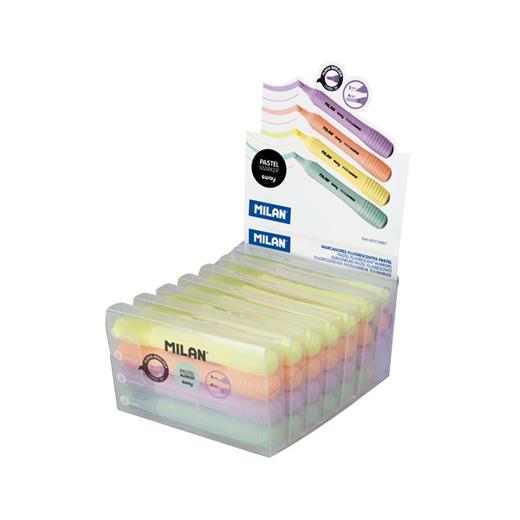 Mılan 162119807 Sway Pastel Fosforlu Kalem 4Lü (7 Paket)