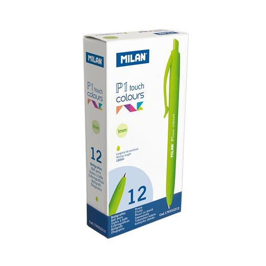 Mılan 176552212 P1 Touch Yeşil Tükenmz Kalem - 12Adet