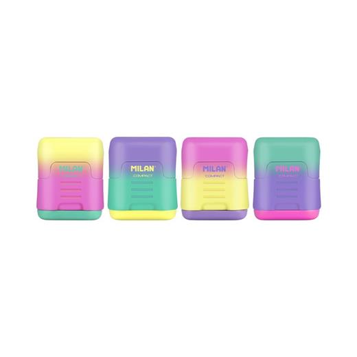 Mılan 20166224Sn Compact Çift Delikli Kalemtraş(Sunset) - 24Adet