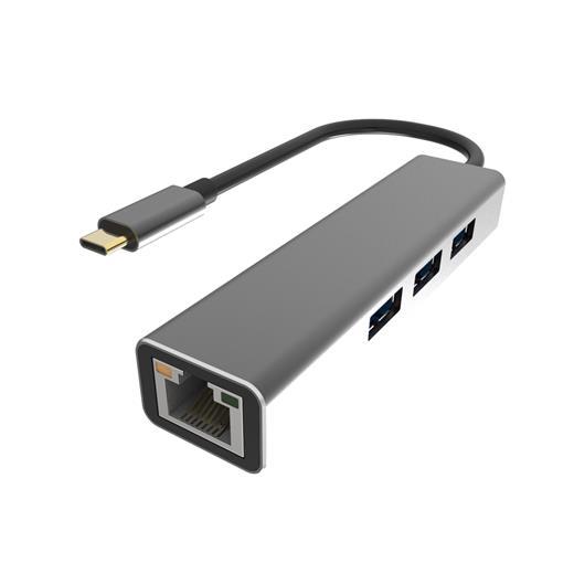 Vcom Dh311A Type-C To Usb3.0-3+Rj45 Çoklayıcı