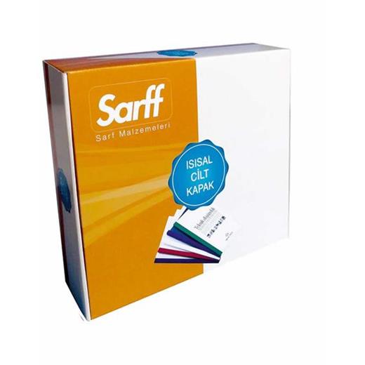 Sarff 35Mm Isısal Şeffaf Cilt Kapağı Beyaz - 50Adet