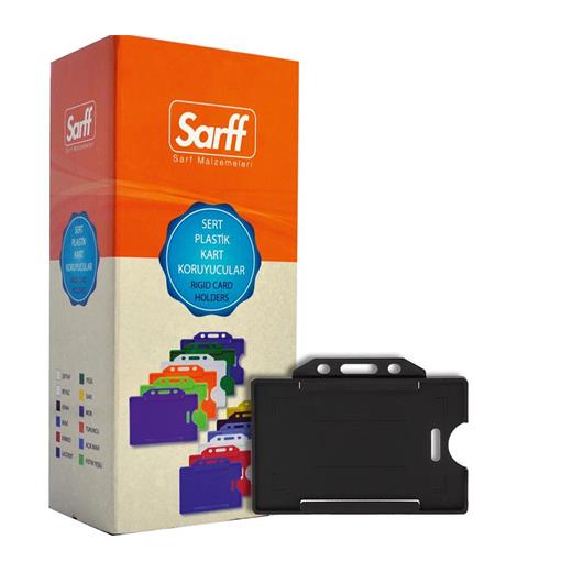 Sarff Siyah Sert Kart Kabı - 50Adet