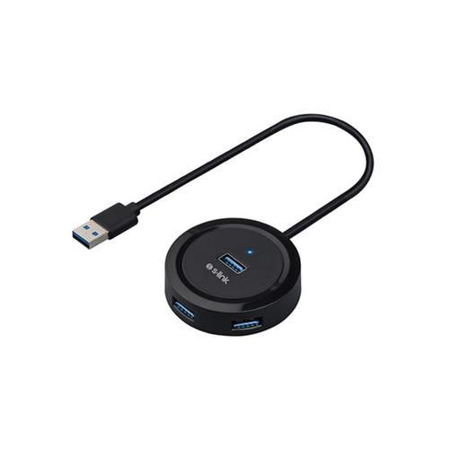 S-Link Swapp Sw-U300 4 Port Usb 3.0 Gri Hub