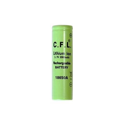 Supex 18650-2500S Şarjlı 3.7 V-2500 Mah Lityum Pil Tırnaklı