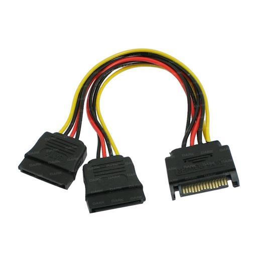 Dark P202 15Pin Sata - 2X15Pin Sata Dönüştürücü Kablo