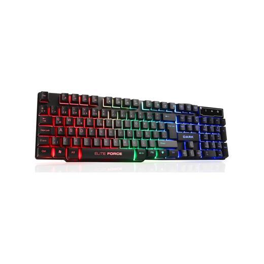 Dark Elite Force Gk1000 Mekanik Hisli Rainbow Aydınlatmalı Türkçe Q Oyuncu Klavyesi