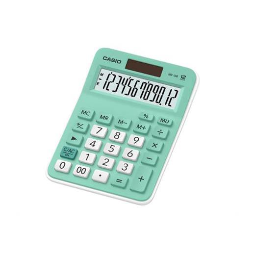 Casio Mx-12B-Gn Açık Yeşil 12 Hane Masa Üstü Hesap Makinesi
