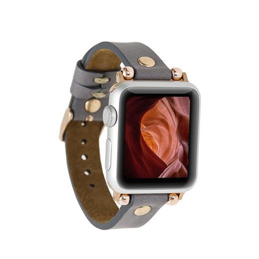 Apple Watch Uyumlu Deri Kordon Ferro 38-40-41Mm Rt Rst9
