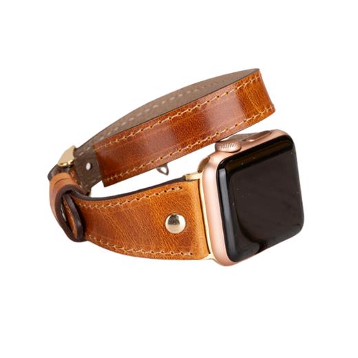 Apple Watch Uyumlu Deri Kordon 42-44-45Mm Slim Dt Gt V18