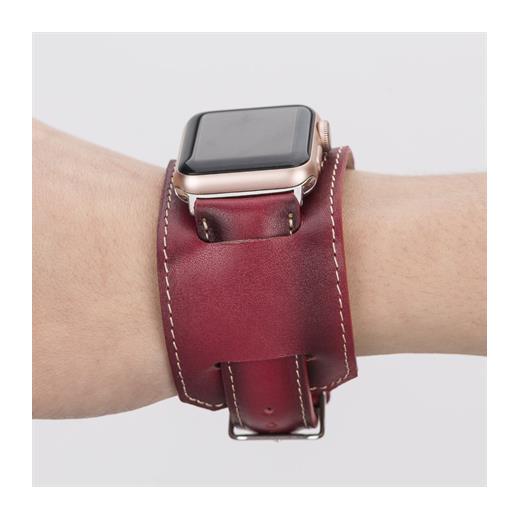 Apple Watch Uyumlu Deri Kordon 42-44-45Mm Cuff V4Ef