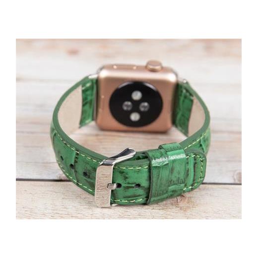 Apple Watch Uyumlu Deri Kordon 42-44-45Mm Croco Yk04