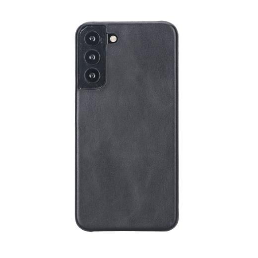 Samsung Galaxy S22 Plus Uyumlu Deri Arka Kapak Uj Rst1 Siyah