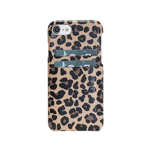 Apple İphone 7-8-Se Uyumlu Deri Arka Kapak F360 Leopar Ne
