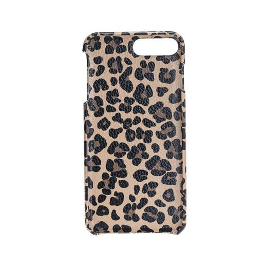 Apple İphone 7-8 Plus Uyumlu Deri Arka Kapak F360 Leopar Ne