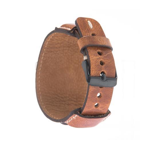 Apple Watch Uyumlu Deri Kordon 42-44-45Mm Cuff V18