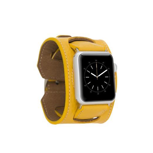 Apple Watch Uyumlu Deri Kordon 42-44-45Mm Cuff Fl12