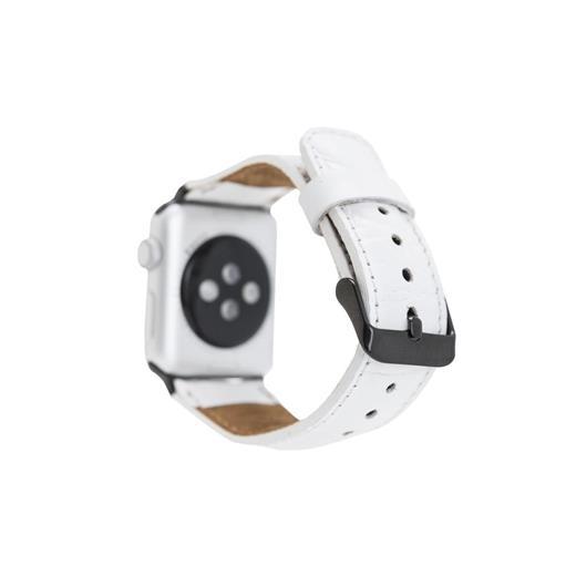 Apple Watch Uyumlu Deri Kordon 42-44-45Mm F3 Beyaz