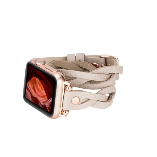 Apple Watch Uyumlu Deri Kordon Peggy 38-40-41Mm Dtrterc3