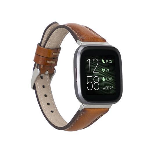Fitbit Versa-Versa Lite-Versa 2 Uyumlu Deri Kordon Slim Rst2Ef