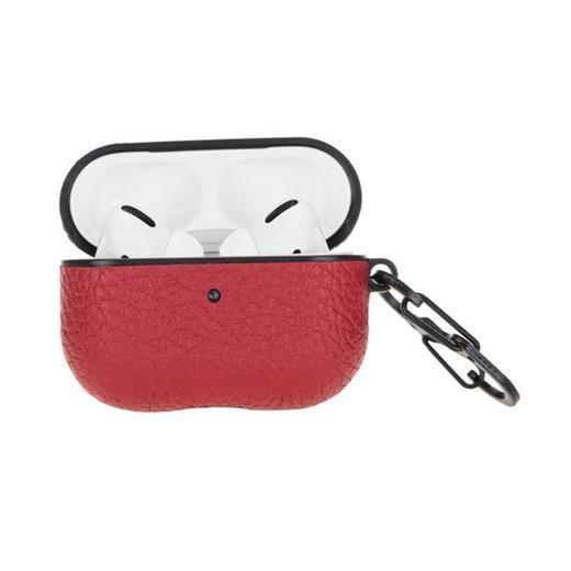 Apple Airpods Pro Uyumlu Deri Kılıf Juni Erc2 Kırmızı